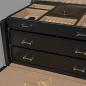 Preview: WINDROSE | Schmuckkoffer Ambiance Rindleder schwarz (803244.08)